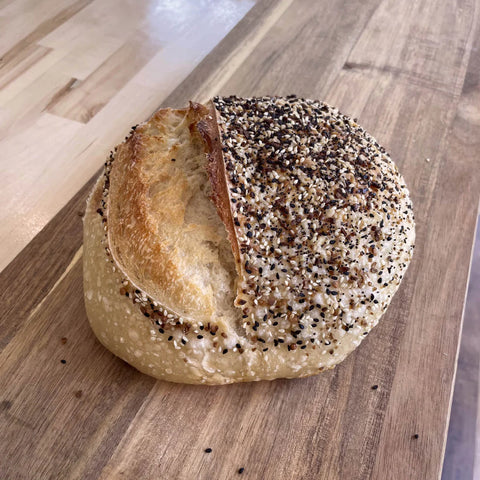 Everything Bagel Sourdough Bread