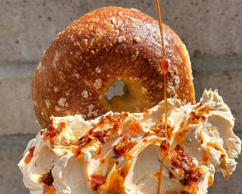 Popup Bagel - Bagel and Cream Cheese