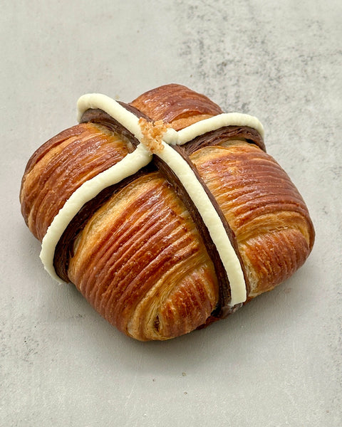 Twisted Croissant Bakery Hot Cross Croissant