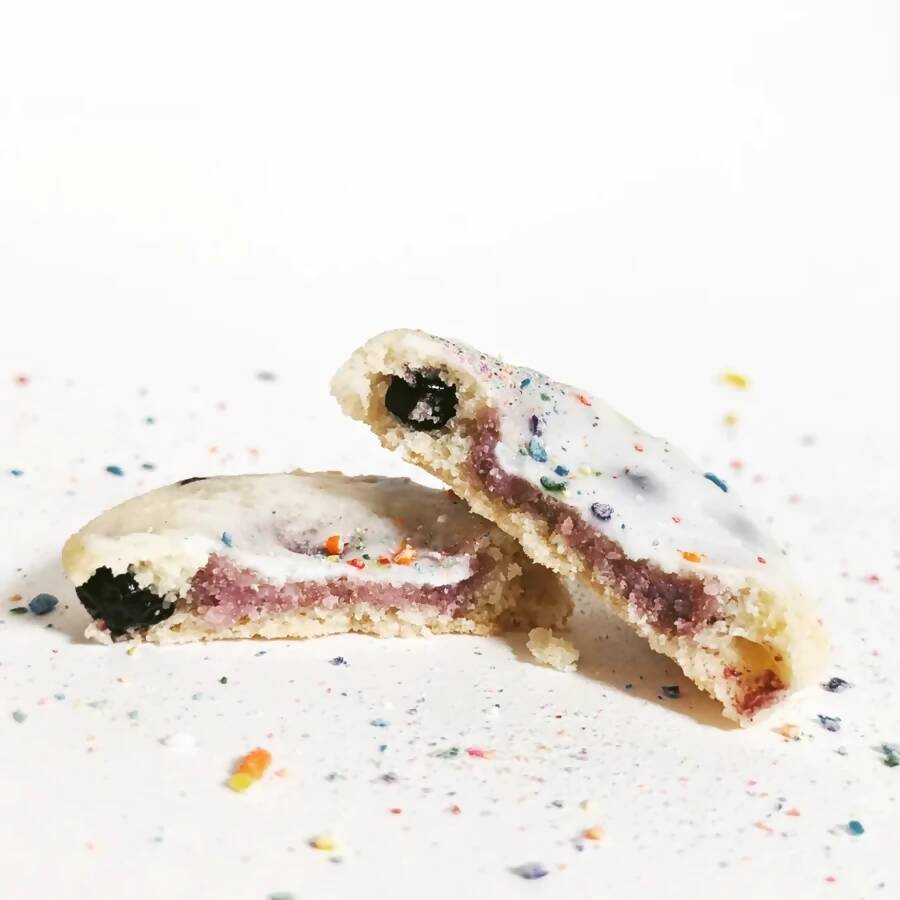 Blueberry Pop Tart Cookie - January Cookie of the Month