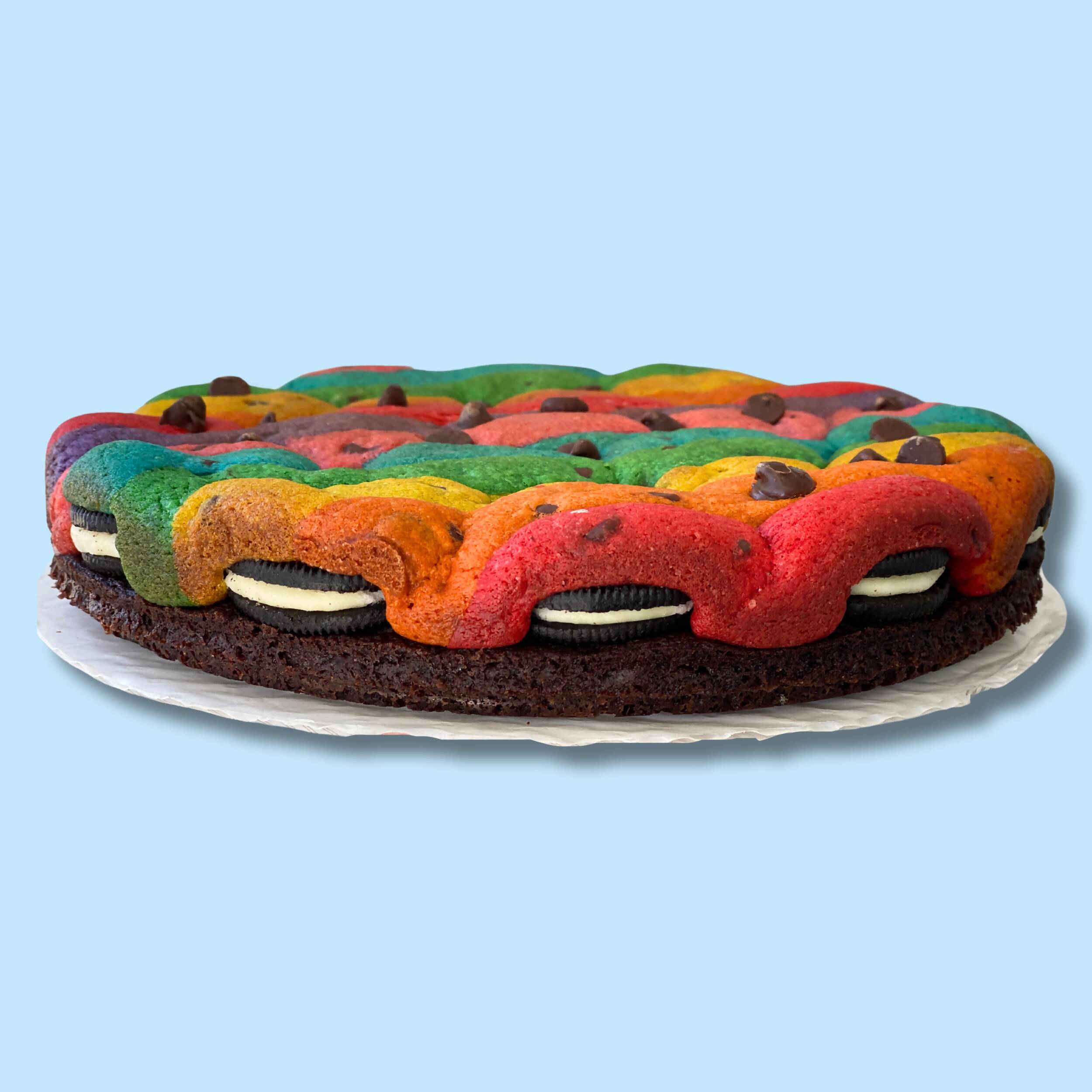 Rainbow Brookie Cake - 0