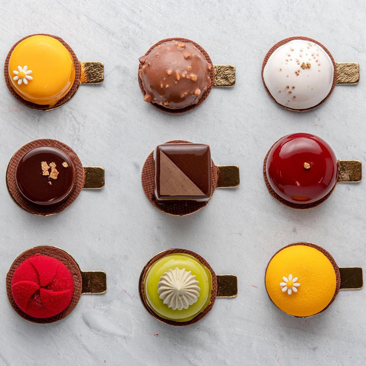 Mini fruit-shaped pastry from Artelice Patisserie in Los Angeles