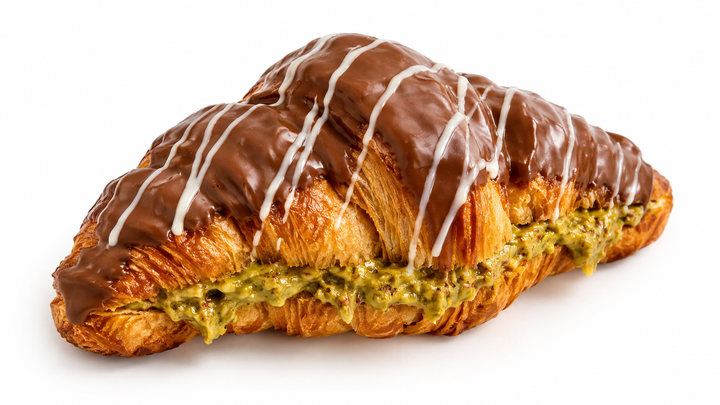Dubai chocolate Croissant from Baklovah Bakery & Sweets in San Antonio