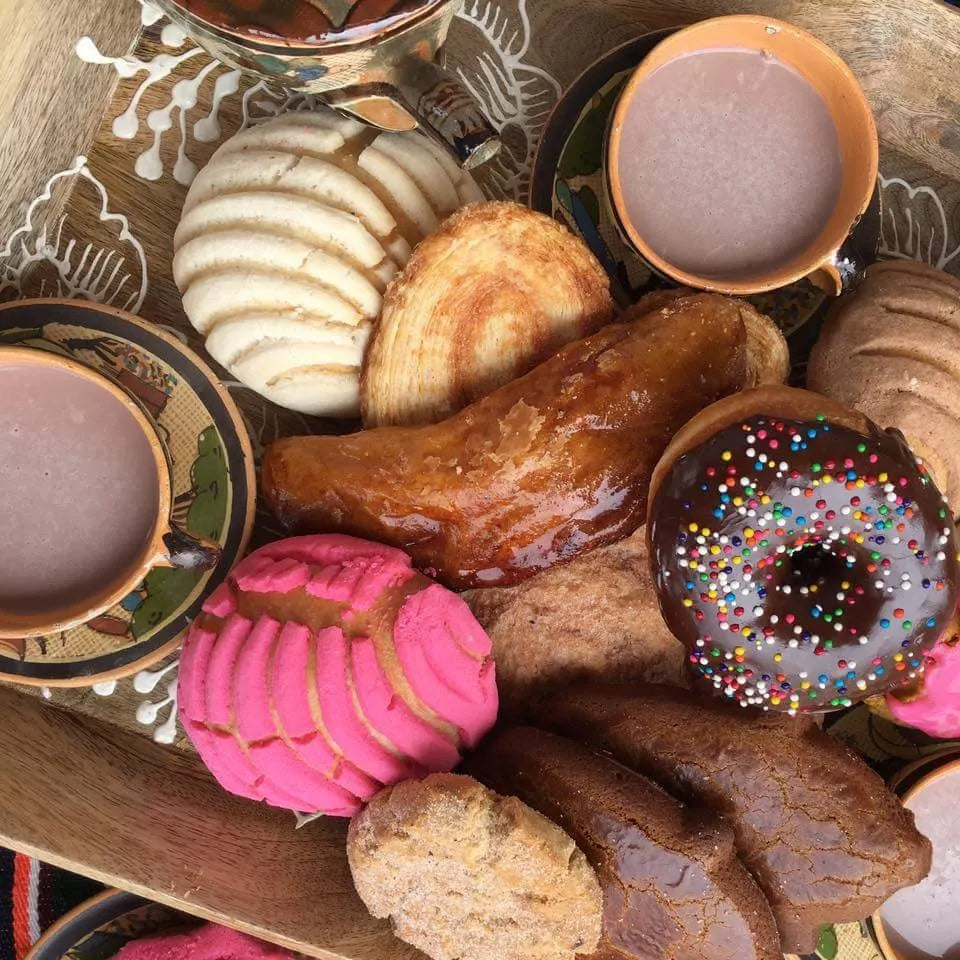 Pink cake and Mexican pan dulce at Bedoy's Bakery in San Antonio