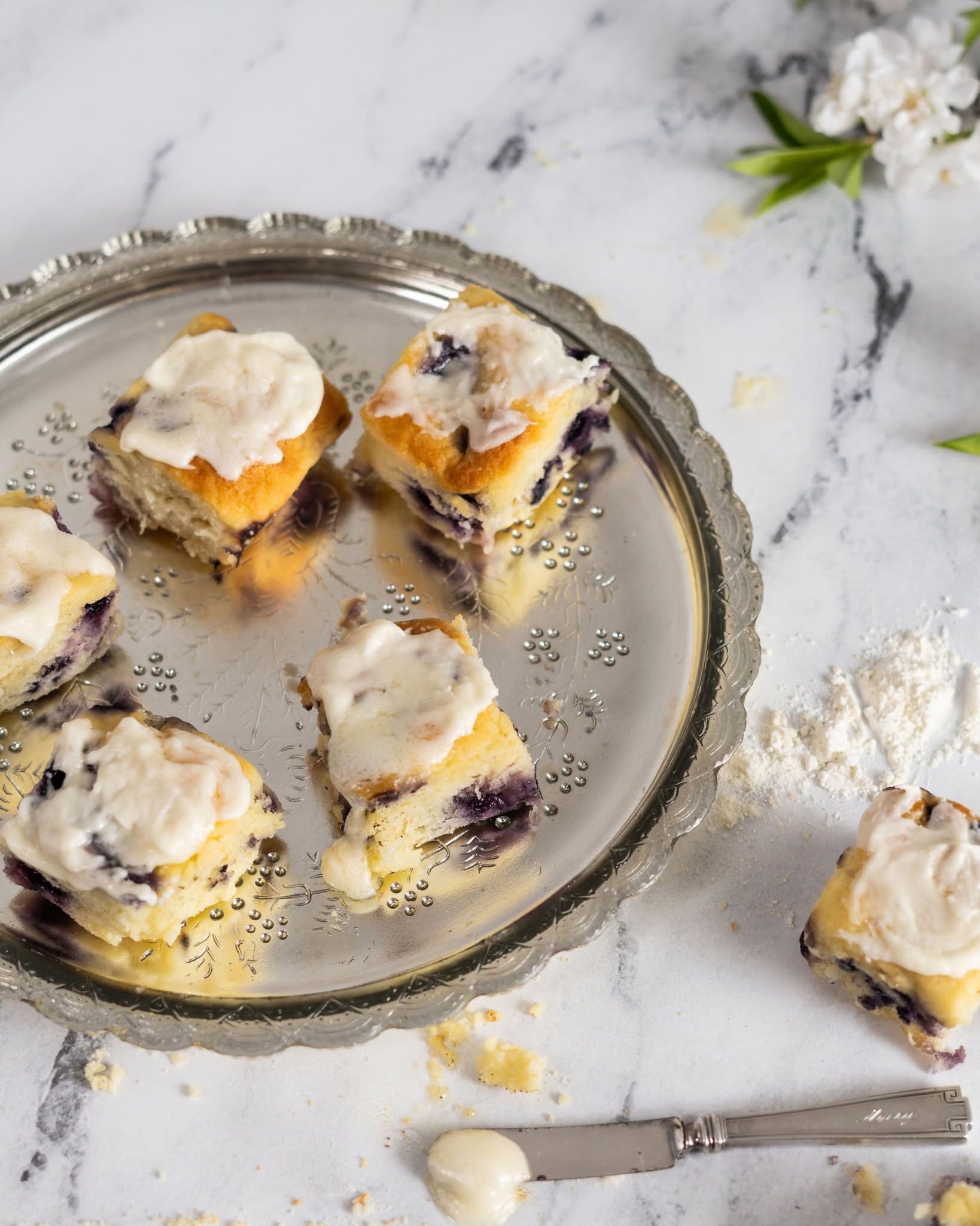 Callie Hot Little Biscuit Iced Blueberry Biscuits
