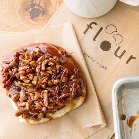 Signature sticky bun from Flour Bakery + Cafe in Boston
