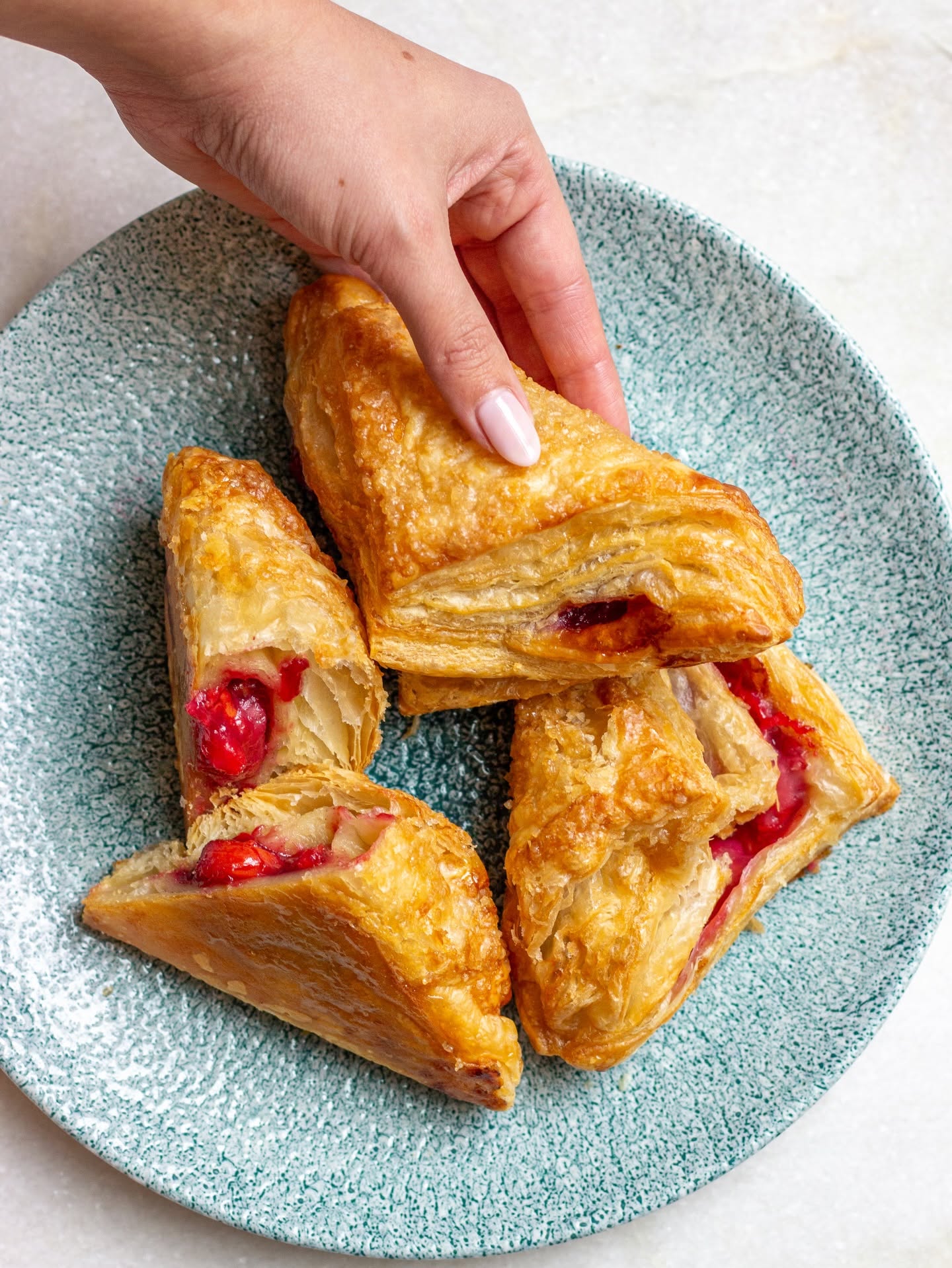 K'Far Cafe Cherry Turnovers