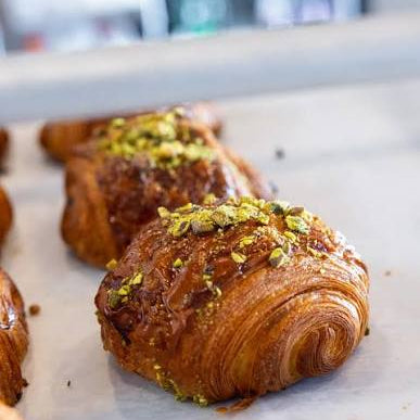 Pistachio Baklava Croissant at Koffeteria in Houston