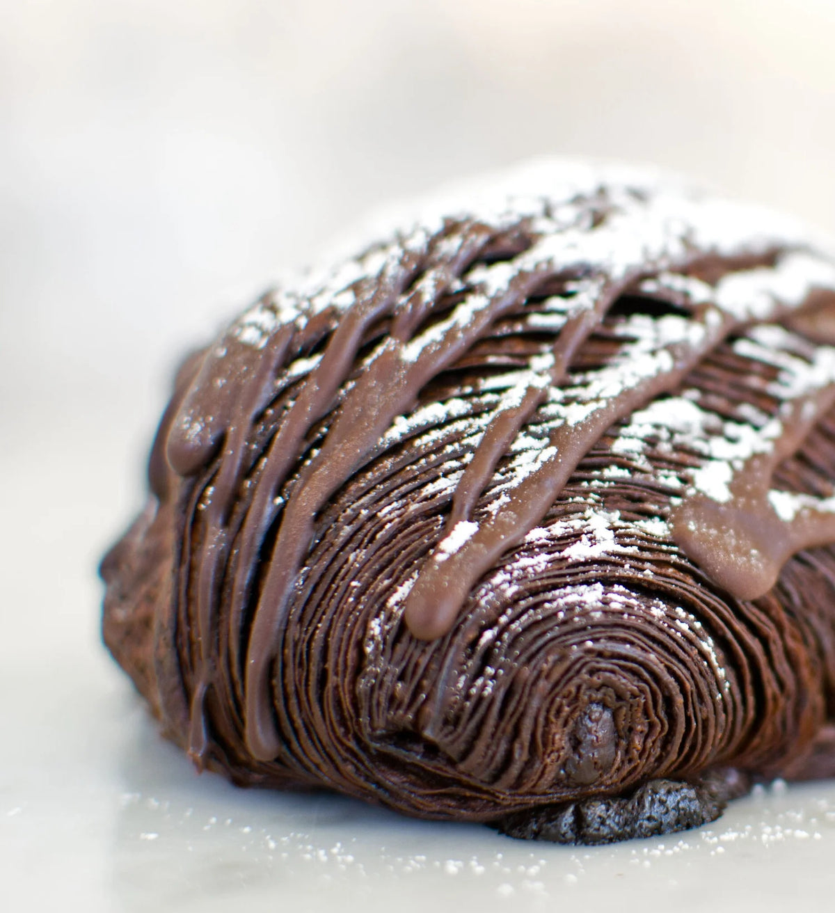 The Darkness chocolate pastry from La Pâtisserie Chouquette in St. Louis