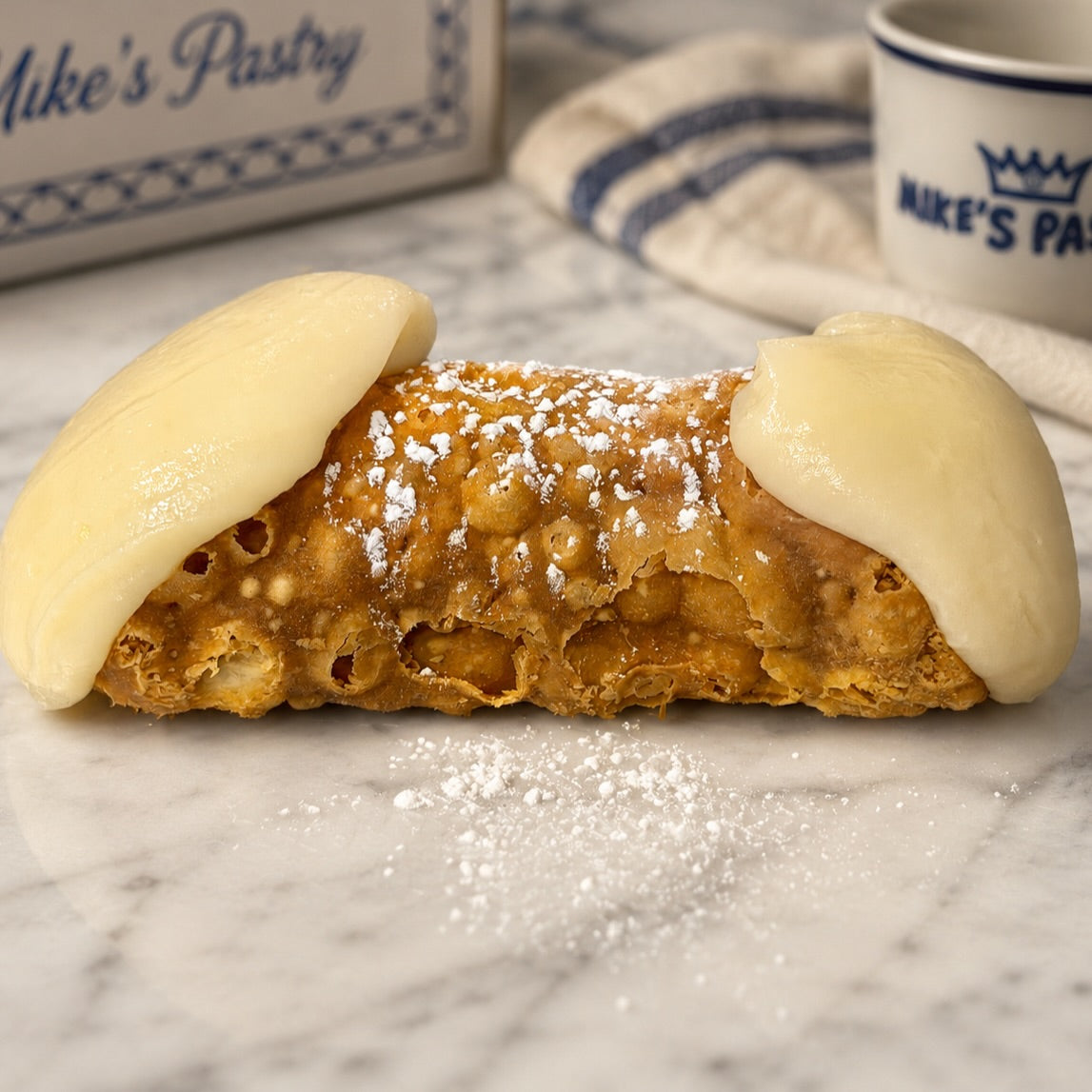Classic ricotta cannoli from Mike’s Pastry in Boston’s North End