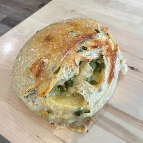 Jalapeno Cheddar Sourdough Bread