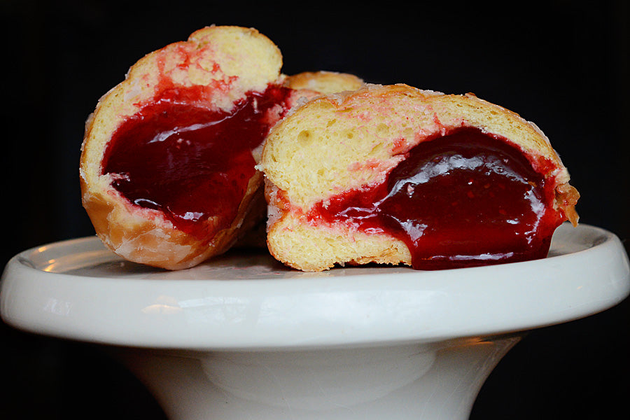 Traditional Polish pączki from New Palace Bakery in Hamtramck, Michigan
