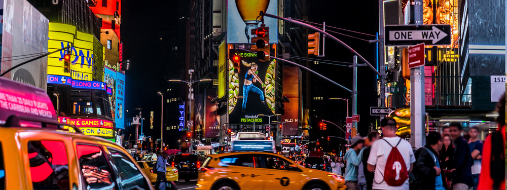 New York City Skyline Times Square