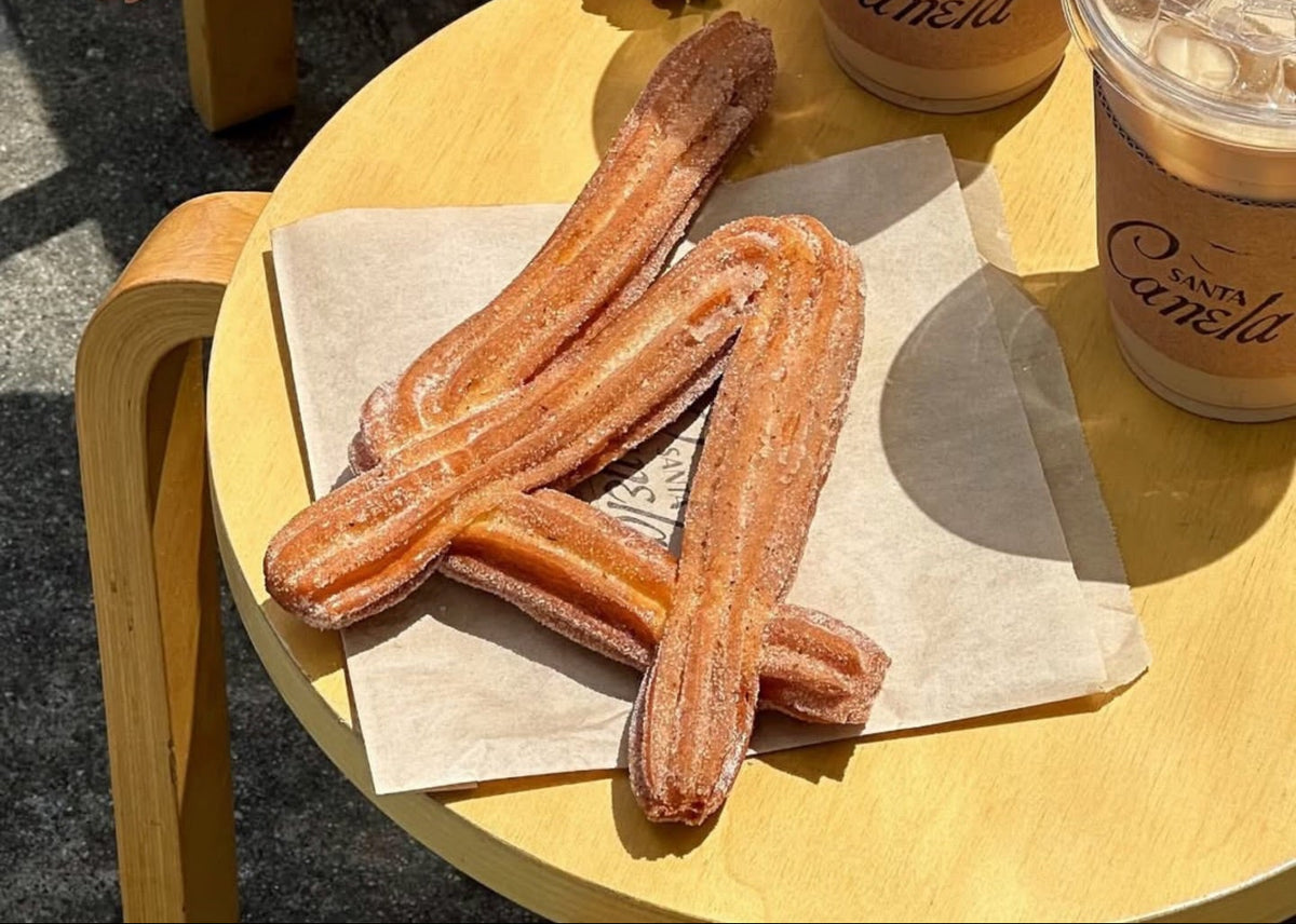 L.A.-shaped churro from Santa Canela in Highland Park