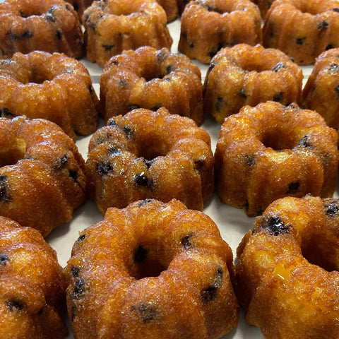 Sissy Cakes Lemon Blueberry Bundt Cakes