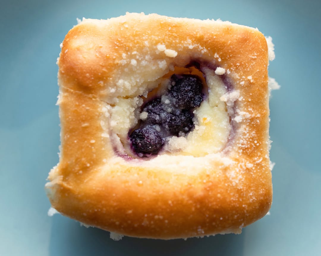 Sweet fruit kolache from Teal House Coffee & Bakery in Austin
