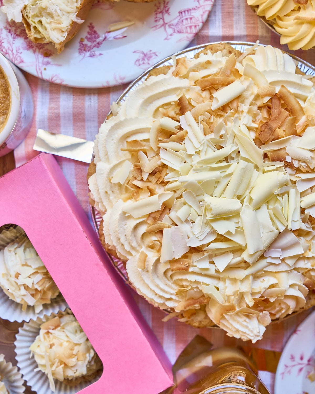 Triple Coconut Cream Pie at Dahlia Bakery in Seattle