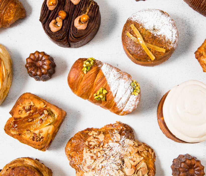 Cronut pastry at Dominique Ansel Bakery in Soho, New York City