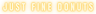 Just Fine Donuts logo