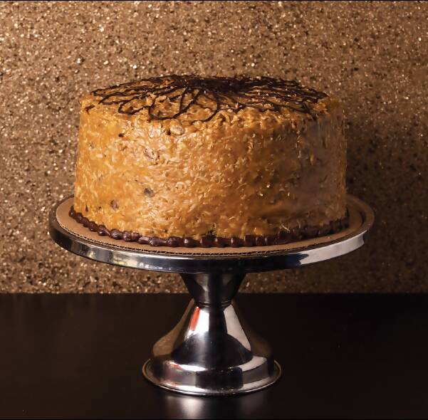 German Dark Chocolate Cake - 8", 4-Layer Cake