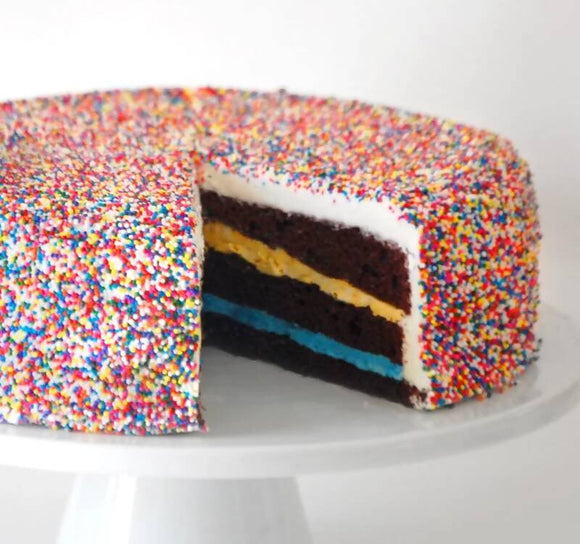 Nonpareil “Giggle” Cake