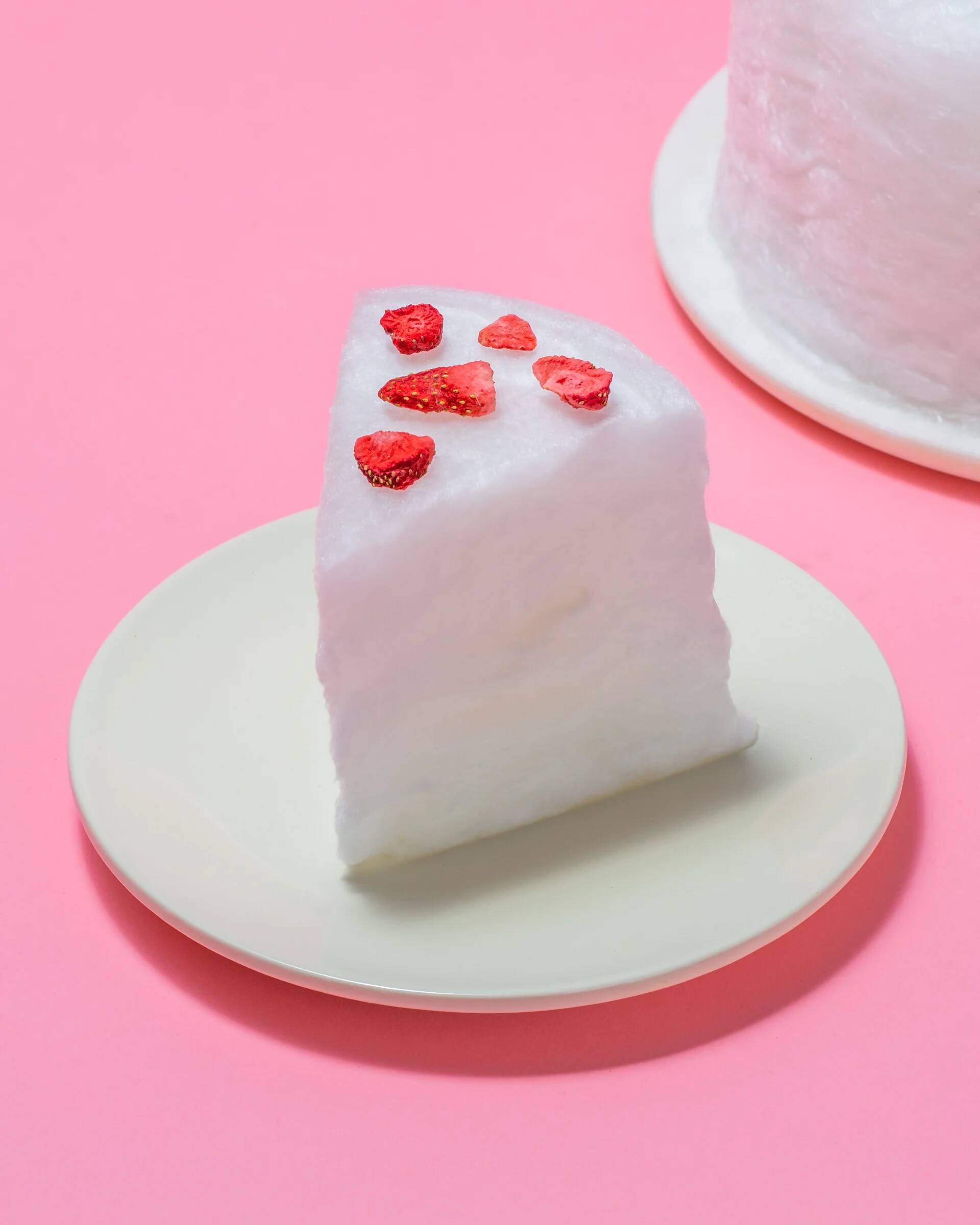 DYE FREE STRAWBERRY FLOOF CAKE