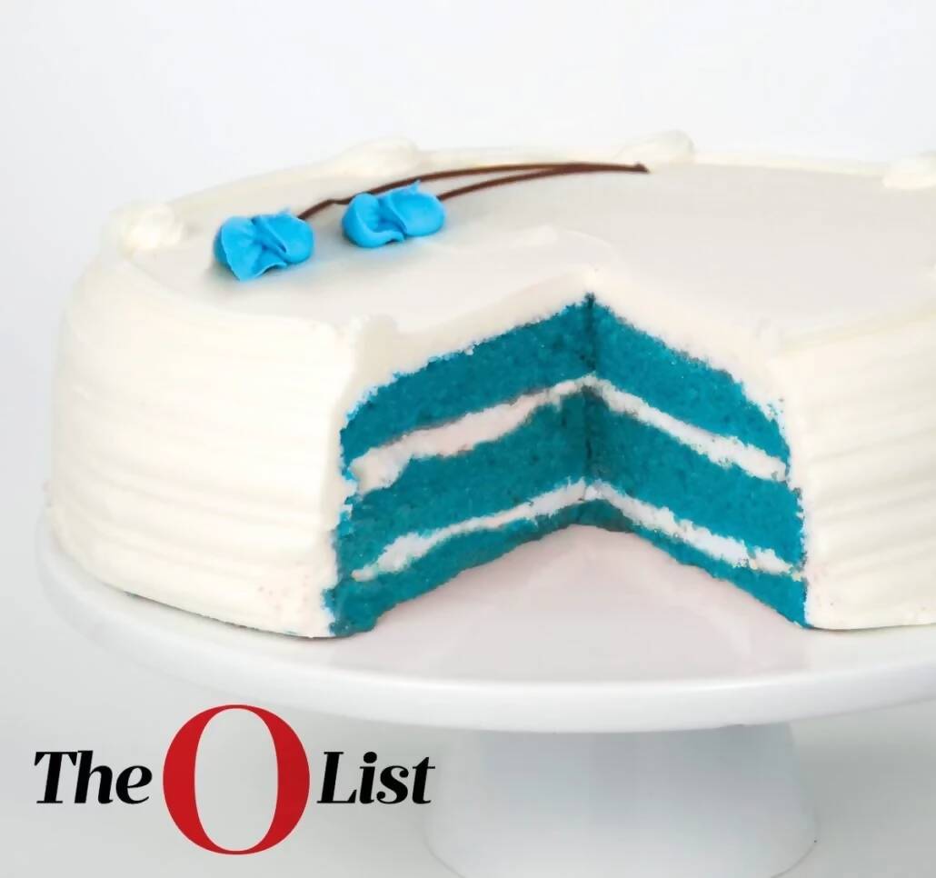 Oprah Blue Velvet Cake